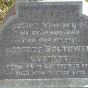 EVERETT Herbert Southwell 1872-1931