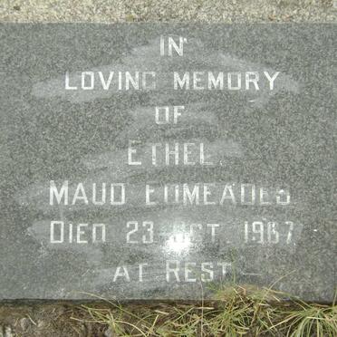 EDMEADES Ethel Maud -1967