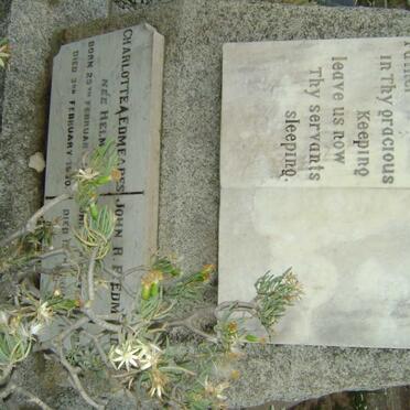 EDMEADES John R.B. 1853-1928 &amp; Charlotte A. HELM 1868-1930