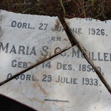 MULLER Maria S.C.1850-1933