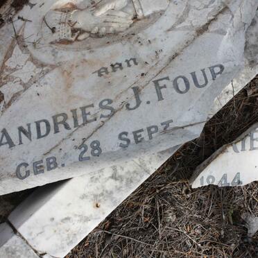 FOURIE Andries J. 1844-? :: MULLER Maria S.C.1850-1933