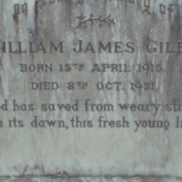 GILES William James 1915-1931