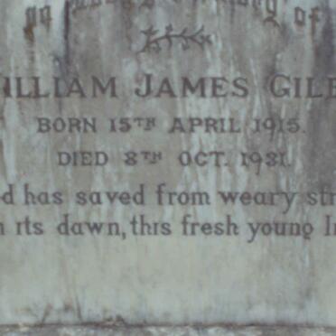 GILES William James 1915-1931