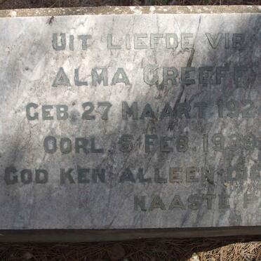 GREEFF Alma 1924-1939