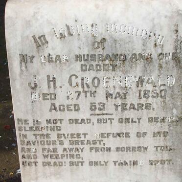 GROENEWALD J.H.  -1930