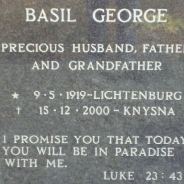 GEORGE Basil 1919-2000