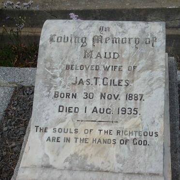 GILES Maud 1887-1935