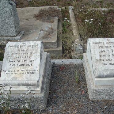 GILES James T. 1879-1955 &amp; Maud 1887-1935