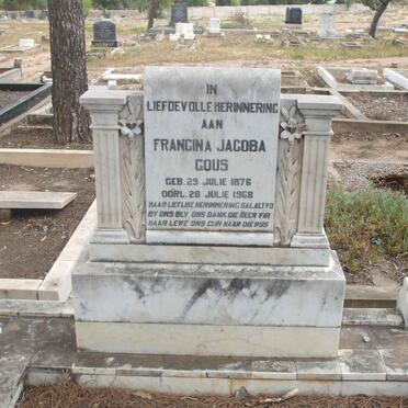 GOUS Francina Jacoba 1876-1968