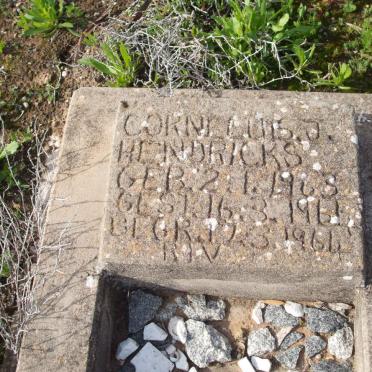 HENDRICKS Cornelius J. 1963-1964