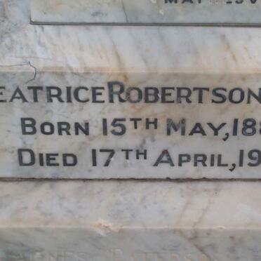 HOPS Beatrice Robertson 1886-1940