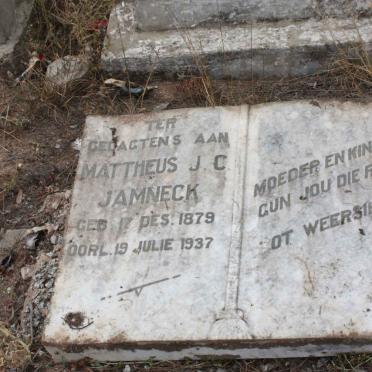 JAMNECK Mattheus J.C. 1879-1937