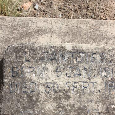 JANTJIES ?? 1916-1940