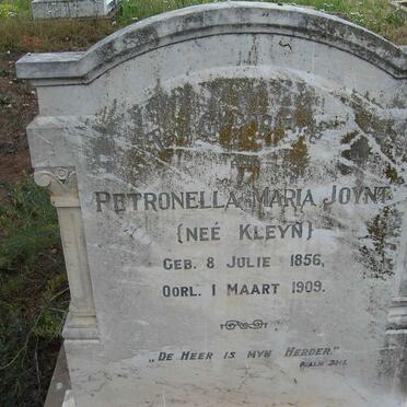 JOYNT Petronella Maria nee KLEYN 1856-1909