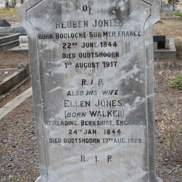 JONES Reuben 1844-1917 &amp; Ellen WALKER 1844-1929