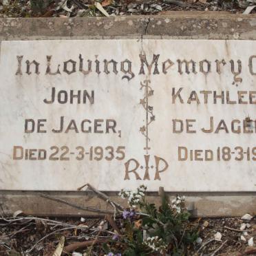 JAGER John, de -1935 &amp; Kathleen -1939