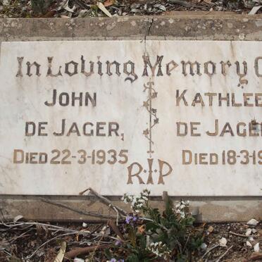 JAGER John, de -1935 &amp; Kathleen -1939