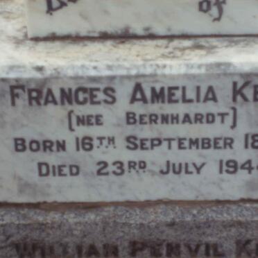 KENT Francis Amelia nee BERNHARDT 1874-1944