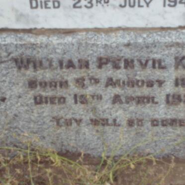 KENT William Penvil 186?-1928 &amp; Francis Amelia BERNHARDT 1874-1944