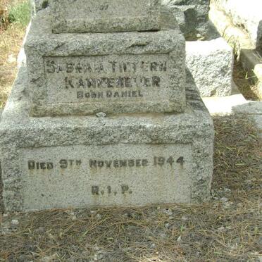 KANNEMEYER Sabrina Tintern nee DANIEL -1944