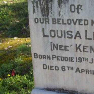 LENG Louisa nee KENT 1877-1937