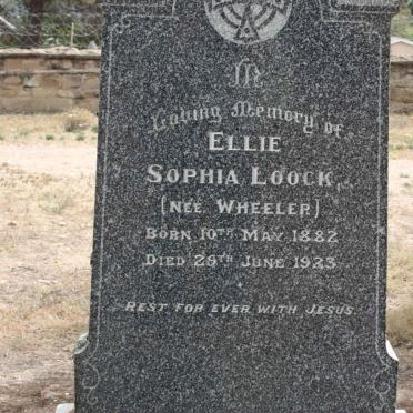 LOOCK Ellie Sophia nee WHEELER 1882-1923