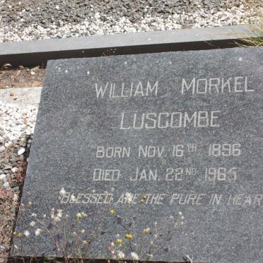 LUSCOMBE William Morkel 1896-1965