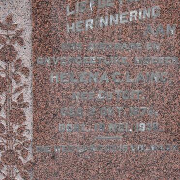 LAING Helena C. nee DU TOIT 1874-1938