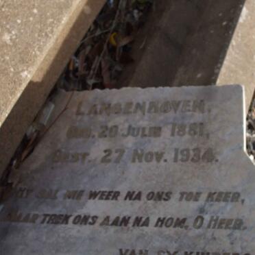 LANGENHOVEN Louis Joachim 1881-1934