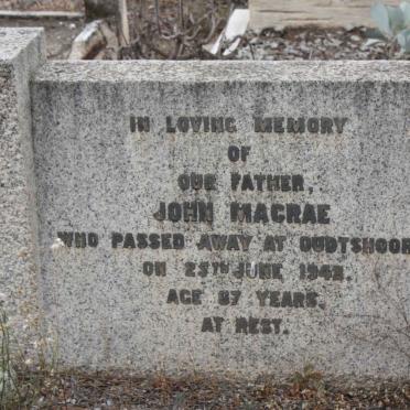MACRAE John -1942