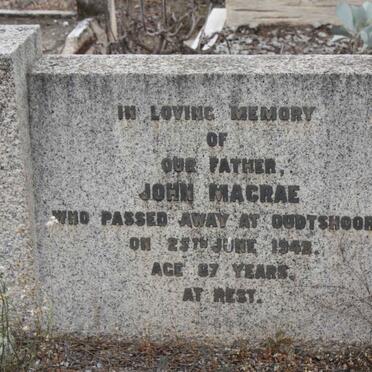MACRAE John -1942
