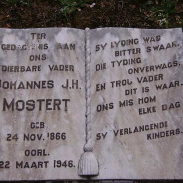 MOSTERT Johannes J.H. 1866-1946