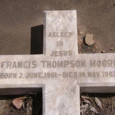 MOORE Francis Thompson 1901-1907