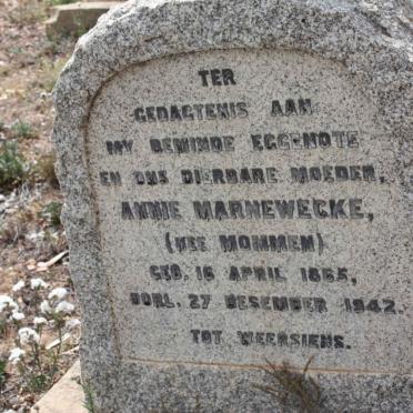 MARNEWECKE Annie nee MOMMEN 1865-1942