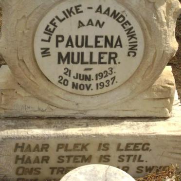 MULLER Paulena 1923-1937