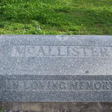 McALLISTER  Patrick -1970 &amp; Mary  -1946 