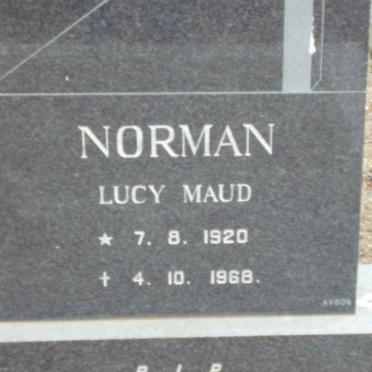 NORMAN Lucy Maud 1920-1968