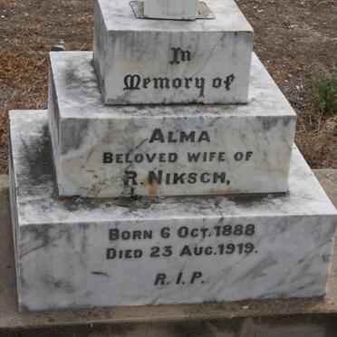 NIKSCH Alma 1888-1919