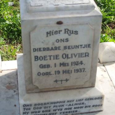 OLIVIER Boetie 1934-1937