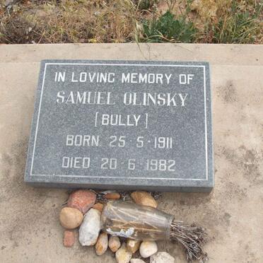 OLINSKY Samuel 1911-1982