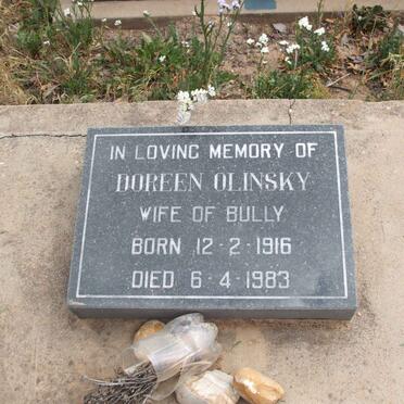 OLINSKY Doreen 1916-1983