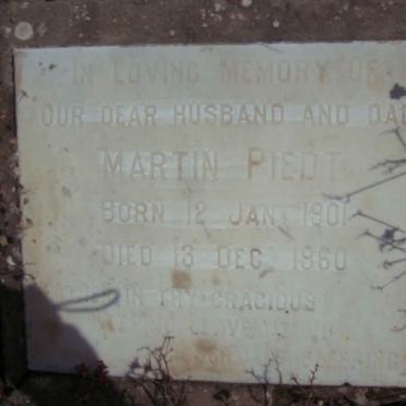 PIEDT Martin 1901-1960