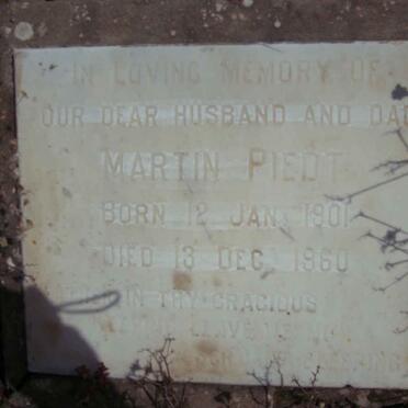 PIEDT Martin 1901-1960