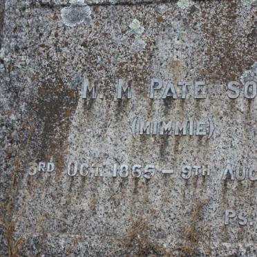 PATERSON M.M. 1865-1944