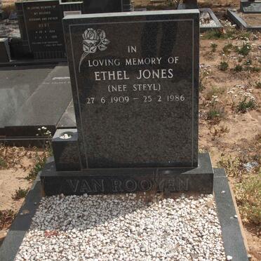 ROOYEN Ethel Jones, van nee STEYL 1909-1986