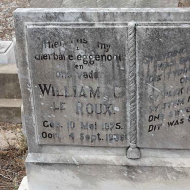 ROUX William G., le. 1875-1939