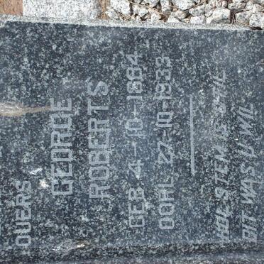 ROBERTS George 1884-1933 &amp; Mathilda Sarah Ann KNIGHT, formerly ROBERTS nee MANEFELDT 1883-1957