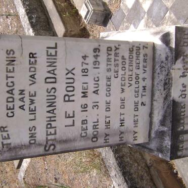 ROUX Stephanus Daniel, le 1874-1949