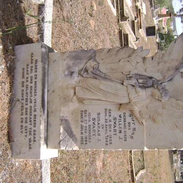 SWART Willem J. 1885-1945 &amp; Susarah J. BEKKER 1884-1952