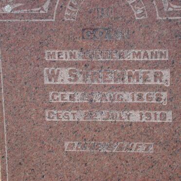 STREMMER W. 1868-1910